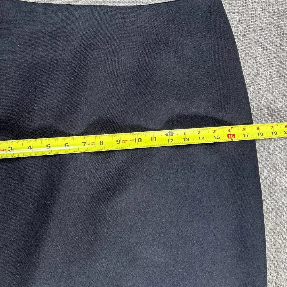 VTG Tracy Evans Maxi Pencil Skirt Women's 9 Black Business Office Side Slit USA - Picture 13 of 15